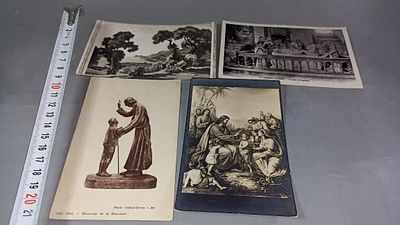 Антикварные открытки с видами и религиозными сюжетами, Франция. France: Коллекция антикварных 