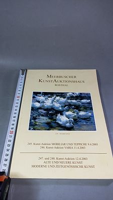 Каталог аукционного дома Meerbuscher. Искусство, мебель, ковры, современное и классическое 