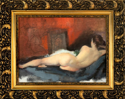 זהר טל ענבר - ונוס במראה (אחרי ולסקז), 2021. הכירו את זהר טל ענבר, תלמידתו של ישראל הירשברג ואלי 