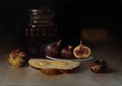 רוני יפה - ׳׳ריבת תאנים, חמאה ופרוסת חלה׳׳ 2022. ׳׳יש תקופה קצרה מאוד בה התאנים גם במחיר סביר, וגם 