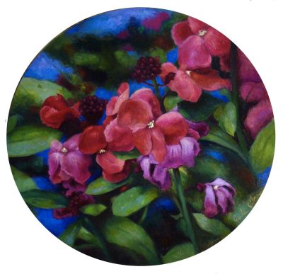 גאלה גילן - ׳׳פרחים של תחילת החורף׳׳ 2022. שימו לב לאמנית הריאליזם המצויינת גאלה גילן, אמנית 