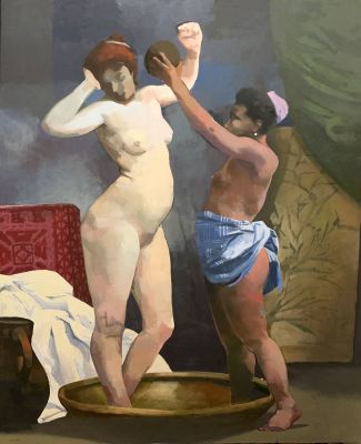 קובי שחר - ׳׳בונז׳ור מדמואזל׳׳ 2021. לקראת תערוכת היחיד של האמן קובי שחר "חיים בצבע" (שנפתחה 