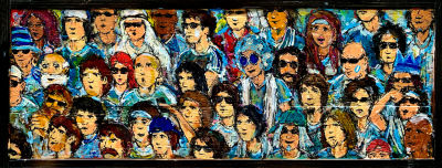 ליאור רון - ׳׳דקה 81׳׳ 2022 (אמבפה מבקיע גול שני, דקה אחרי הגול הראשון! הלם בקהל). פופ ארט של 