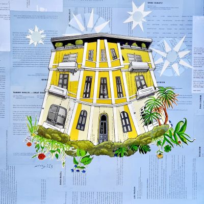 צליל בנדריהם - ׳׳אחד העם 41׳׳ 2023. אחד העם 41, בניין לשימור מדהים ביופיו. המבנה ששימש למגורים 