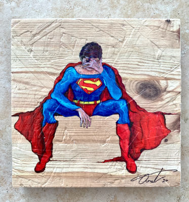 ענת זהבי - ׳׳2020׳׳. הדפס על עץ 
14/14 ס׳׳מ 
חתום (מלפנים בהדפסה, מאחור חתימה מקורית) 
