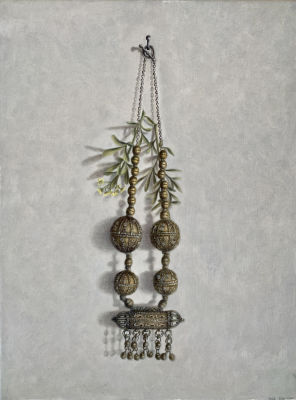 אורית אקטע הילדסהיים - ללא כותרת, 2022. ציור שמן היפר-ריאליסטי של אמנית ישראלית ידועה, זכתה בפרס 