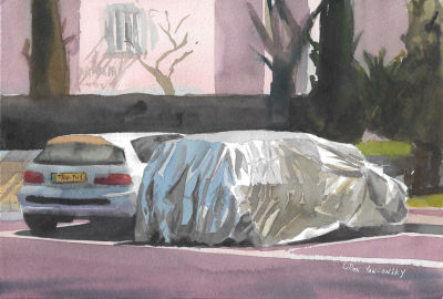 לירון יאנקונסקי - ׳׳יריעה׳׳ 2023. לראשונה בקוקו - הכירו את לירון יאנקונסקי ! 
אקוורל על נייר ממוסגר 