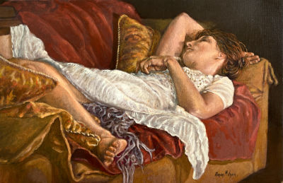 חנן מילנר - שנ׳׳צ, 2023. שמן על בד 
39.5/26 ס׳׳מ 
חתום 
חנן מילנר 