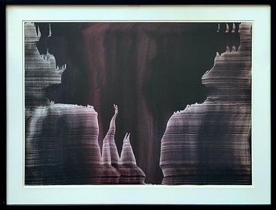 מרים כבסה - ללא כותרת, 2012. העבודה ממשיכה את עיסוקה של כבסה בזיכרון החומר ובפעולת הזמן. תנועת 