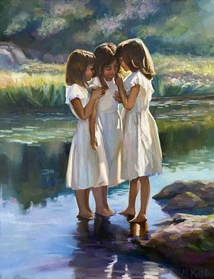 מוריה קפלן - ׳׳קונספירציה קטנה׳׳ 2025. שמן על בד 
50/40 ס׳׳מ 
חתום 
מוריה קפלן (1978) ילידת 