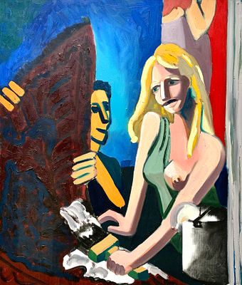 גיא לוי - ׳׳כור היתוך׳׳ 2018. "כור היתוך" מציגה סצנה טעונה של מפגש אנושי ואינטימי, המתקיים בתוך 