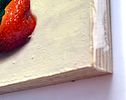 Roni Yoffe - ''Strawberry'' 2025. Oil on wood 
12/16 cm 
Signed 
Roni Yoffe (1985), lives and works Image - 1
