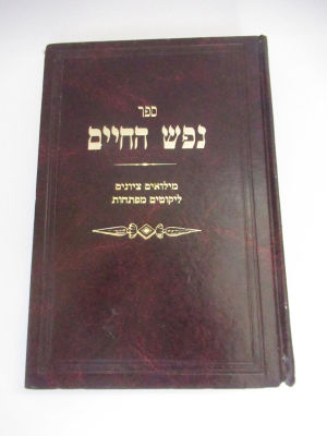 נפש החיים מרבי חיים ואלוזין עם מילואים וציונים והוספות הרב ישכר דוב רובין