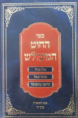 חוט המשולש חלק חמישי
על כתיבת חידושי תורה