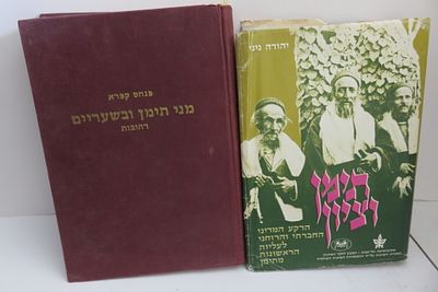 תימן וציון מאת יהודה ניני / מני תימן ובשערים רחובות מאת פנחס קפרא