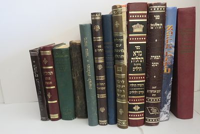 תהלים 
עדות ביהוסף / תהלות משה מאת משה סופר / תהלים תהלה ותפארת / תהלים תפלה למשה / תהלים 