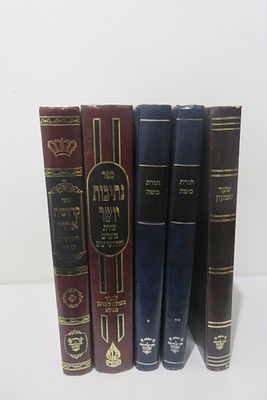 ספרים על התורה 
שער שמעון / תורת משה / נתיבות יושר / קדושת אהרן