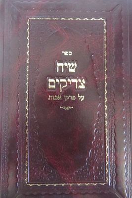 שיח צדיקים על פרקי אבות 
אסיפת מאמרים ומעשיות ממאות ספרי חסידות