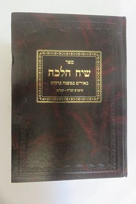 שיח הלכה 
באורים במשנה ברורה 
סימנים קכ"ח קמ"ט 
הרב אליעזר שטרנפלד
