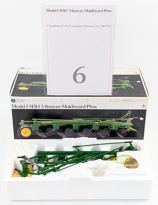 1/16 Ertl John Deere Model F145H 5-Bottom Moldboard Plow Precision Classics #6. 1/16 Scale Ertl 
