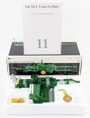 1/16 Ertl John Deere 214-T Twine-Tie Baler Precision Classics #11. 1/16 Ertl John Deere 214-T 
