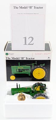 1/16 Ertl John Deere Model "B" Tractor Precision Series #12. 1/16 Ertl John Deere Model "B" 