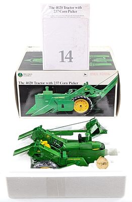 1/16 Ertl John Deere 4020 Tractor with 237 Corn Picker Precision Classics #14. 1/16 Ertl John 