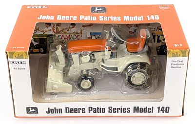 1/16 Ertl John Deere Patio Series Model 140 LGT Sunset Orange. 1/16 Ertl John Deere Patio Series 