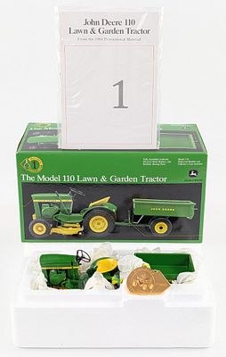 1/16 Ertl John Deere Model 110 Lawn & Garden Tractor Precision Series #1. 1/16 Ertl John Deere 