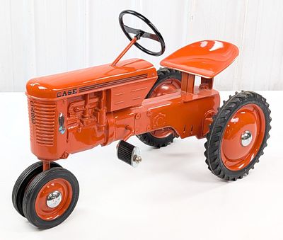 Restored Eska Case VAC Pedal Tractor. Restored Eska Case VAC pedal tractor. The tractor has a a 