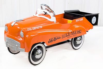 Contemporary Sand and Gravel Dump Truck Pedal Car. Contemporary sand and gravel dump truck pedal 