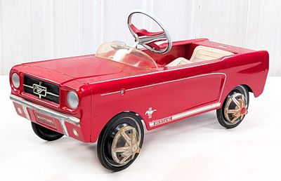 Original AMF Junior Mustang Pedal Car. Original AMF Junior Mustang pedal car. The car is missing 