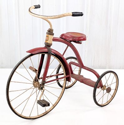 Vintage Junior Toy Corp. Tricycle. Vintage original tricycle by Junior Toy Corp. The tricycle 