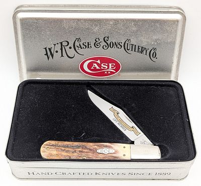 2006 Case XX Collector's Club Life Member Stag Grand Daddy Barlow 5143 w/ Tin. Knife is numbered 