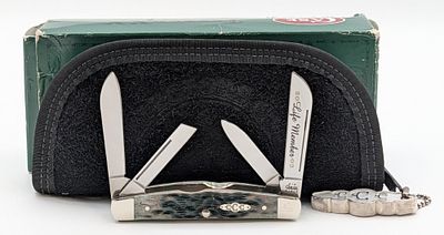 2002-03 Case XX Collector's Club Life Member Black Bone Congress 64052 w/ Case & Box. Knife is 
