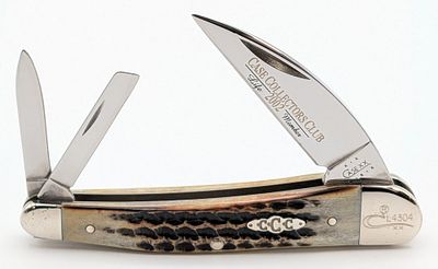 Ltd 2002 Case XX Collector's Club Burnt Moss Seahorse Whittler 6355WH. Knife is numbered L4304. 