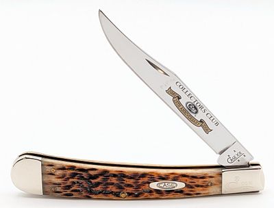 2006 Case XX Collector's Club 25th Anni Jigged Bone Large Trapper 6151. Knife is numbered 0516 