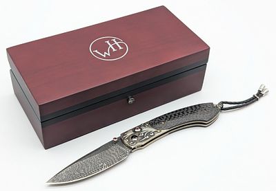 2013 William Henry One of a Kind Model B12 Folding Knife w/ Box & Case. This is a gorgeous one 