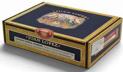 Box of 20 Juan Lopez Epicure No. 2 Cigars, Sealed. Juan Lopez Epicure No. 2 Cigars, Sealed. This 