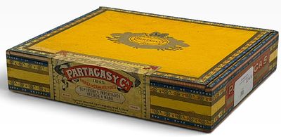 Box of 25 Partagas No. 1 Cigars. This box of cigars is unsealed and has some wear to the box 