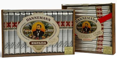 (2) Boxes of 25 Danneman Lights Sumatra & Espada Fresh Cigars in Box. (2) Boxes of 25 Danneman 
