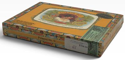 Box of 10 Cuesta-Rey Centenario Pyramid No. 9 Cigars, Sealed. Cuesta-Rey Centenario Pyramid No. 