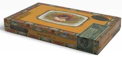 Box of 10 Cuesta-Rey Centenario Belicoso No. 11 Maduro Cigars. This box of cigars is still 