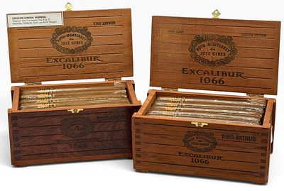 2 Boxes of 20 Hoyo de Monterrey de Jose Gener Excalibur 1066 King Arthur Cameroon Cigars 