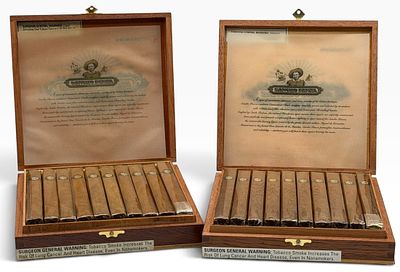 (2) Box of 20 Sancho Panza Primoroso Cigars. Included are two boxes of 20 cigars, with a total 
