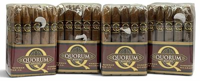 (4) Packs of 20 J. C. Newman Cigar Co. Quorum Maduro Torpedo Cigars, Unopened. This includes a 