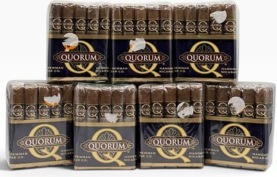 (7) Box of 20 Quorum Classic Robusto Cigars, Sealed. Included are 7 sealed boxes of 20 Quorum 