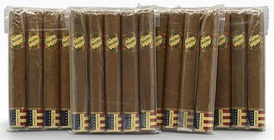 20 Brick House Double Connecticut Mighty Mighty Cigars. This includes 4 packs of 5 cigars for a 
