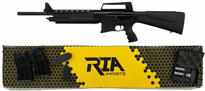 Black Anodized Rock Island Armory VR60 12-Gauge Semi-Automatic Shotgun (AR-15 Style) NIB. The 