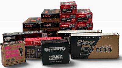 Approximately 1022 Rounds of Various Brands of 9mm Pistol Ammunition. This lot contains 